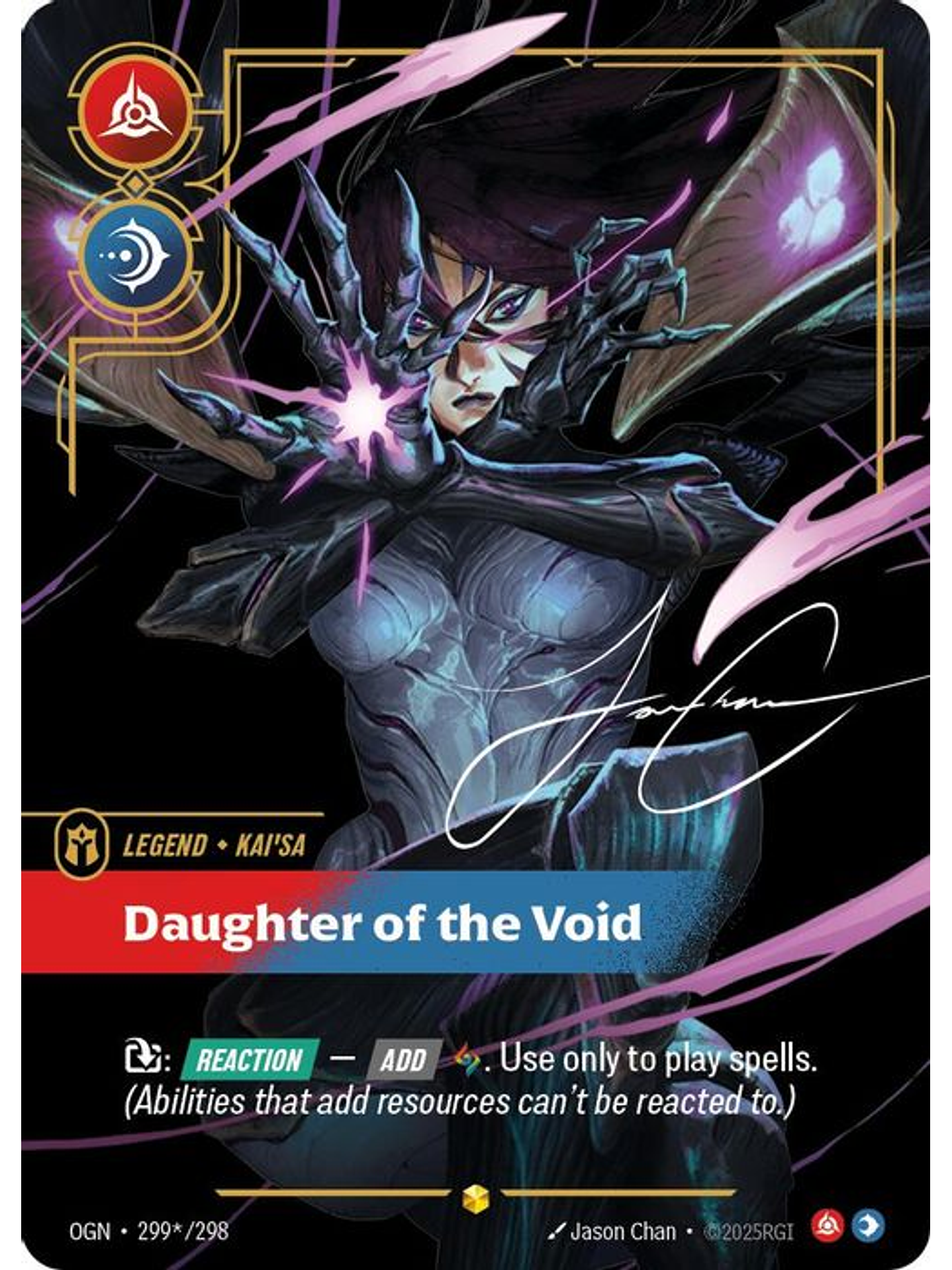 299*/298 (Alternate Art) Kai'Sa - Daughter of the Void 1