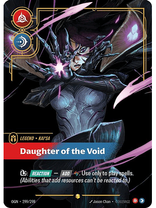 299/298 (Alternate Art) Kai'Sa - Daughter of the Void (Overnumbered)