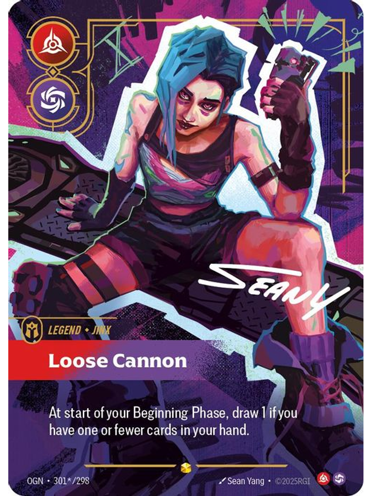 301*/298 (Alternate Art) Jinx - Loose Cannon 1