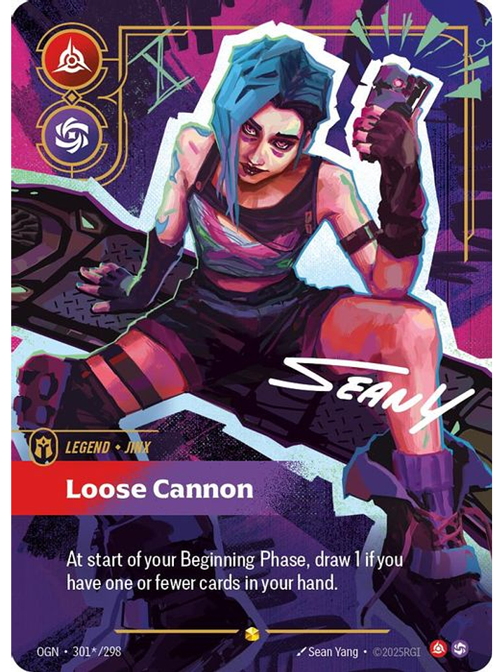 301*/298 (Alternate Art) Jinx - Loose Cannon 1
