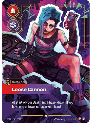 301/298 (Alternate Art) Jinx - Loose Cannon (Overnumbered)
