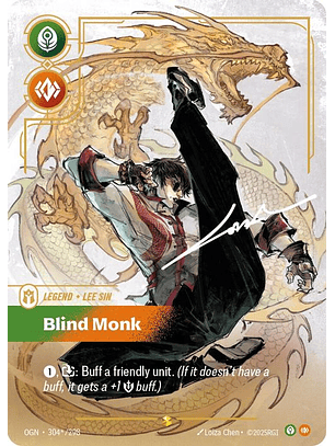 304*/298 (Alternate Art) Lee Sin - Blind Monk