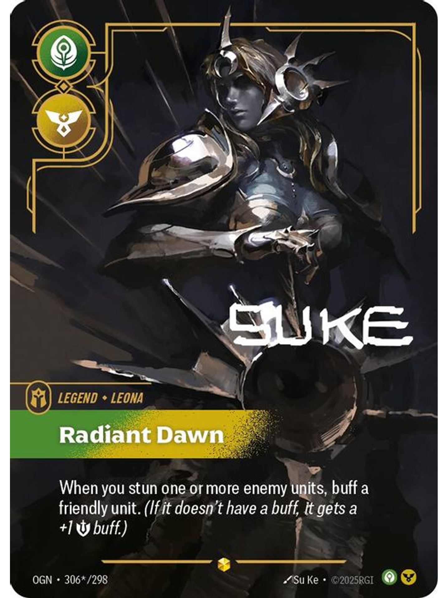 306*/298 (Alternate Art) Leona - Radiant Dawn 1