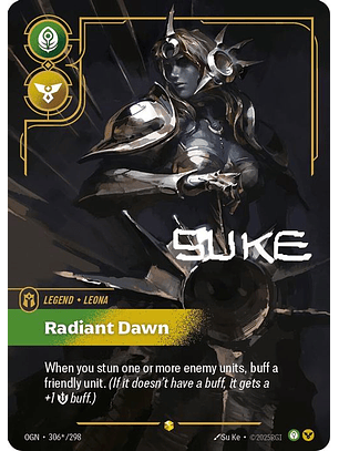 306*/298 (Alternate Art) Leona - Radiant Dawn