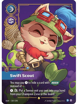 307/298 (Alternate Art) Teemo - Swift Scout (Overnumbered)