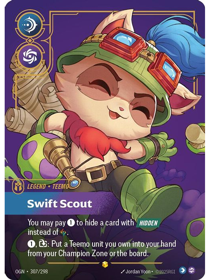 307/298 (Alternate Art) Teemo - Swift Scout (Overnumbered) 1