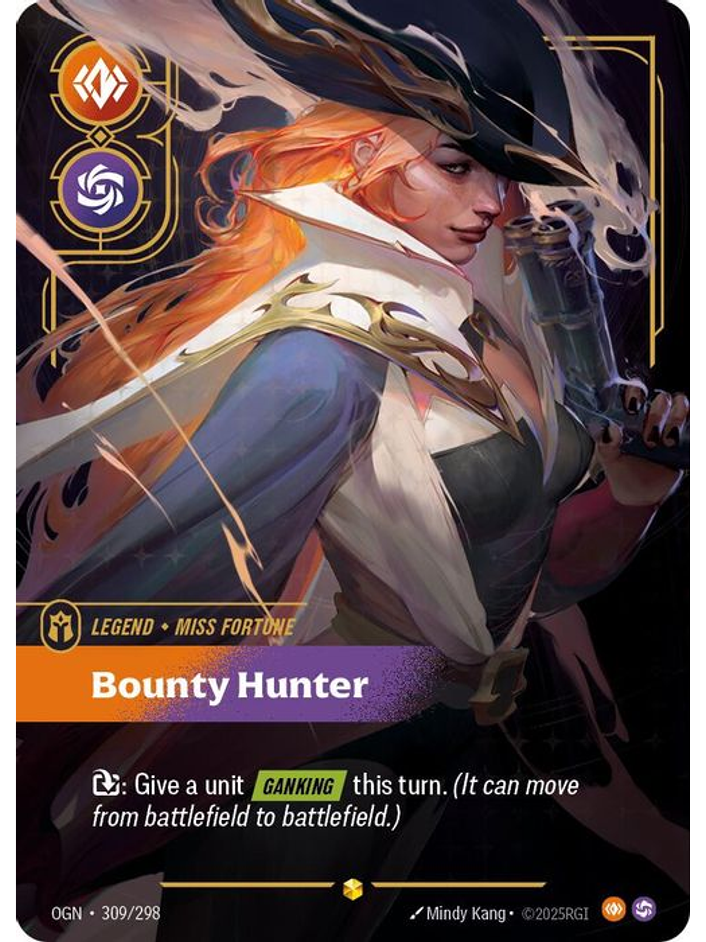 309/298 (Alternate Art) Miss Fortune - Bounty Hunter (Overnumbered) 1