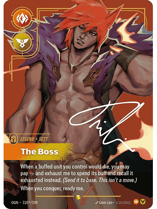 310*/298 (Alternate Art) Sett - The Boss