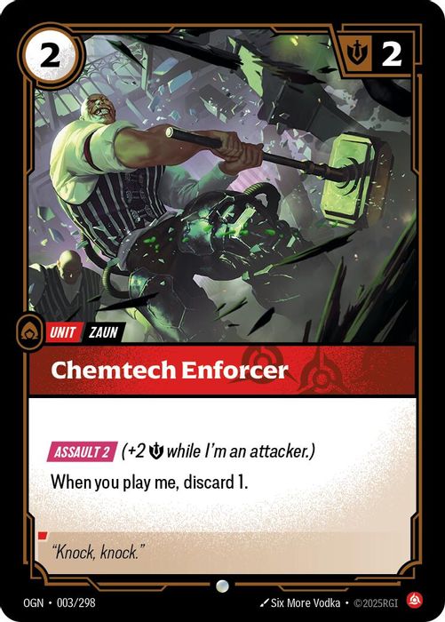 003/298 C hemtech Enforcer (FOIL)