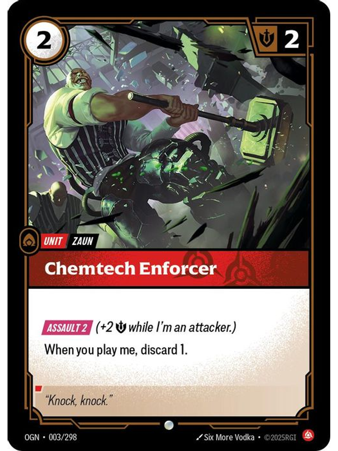 003/298 C hemtech Enforcer (FOIL) 1