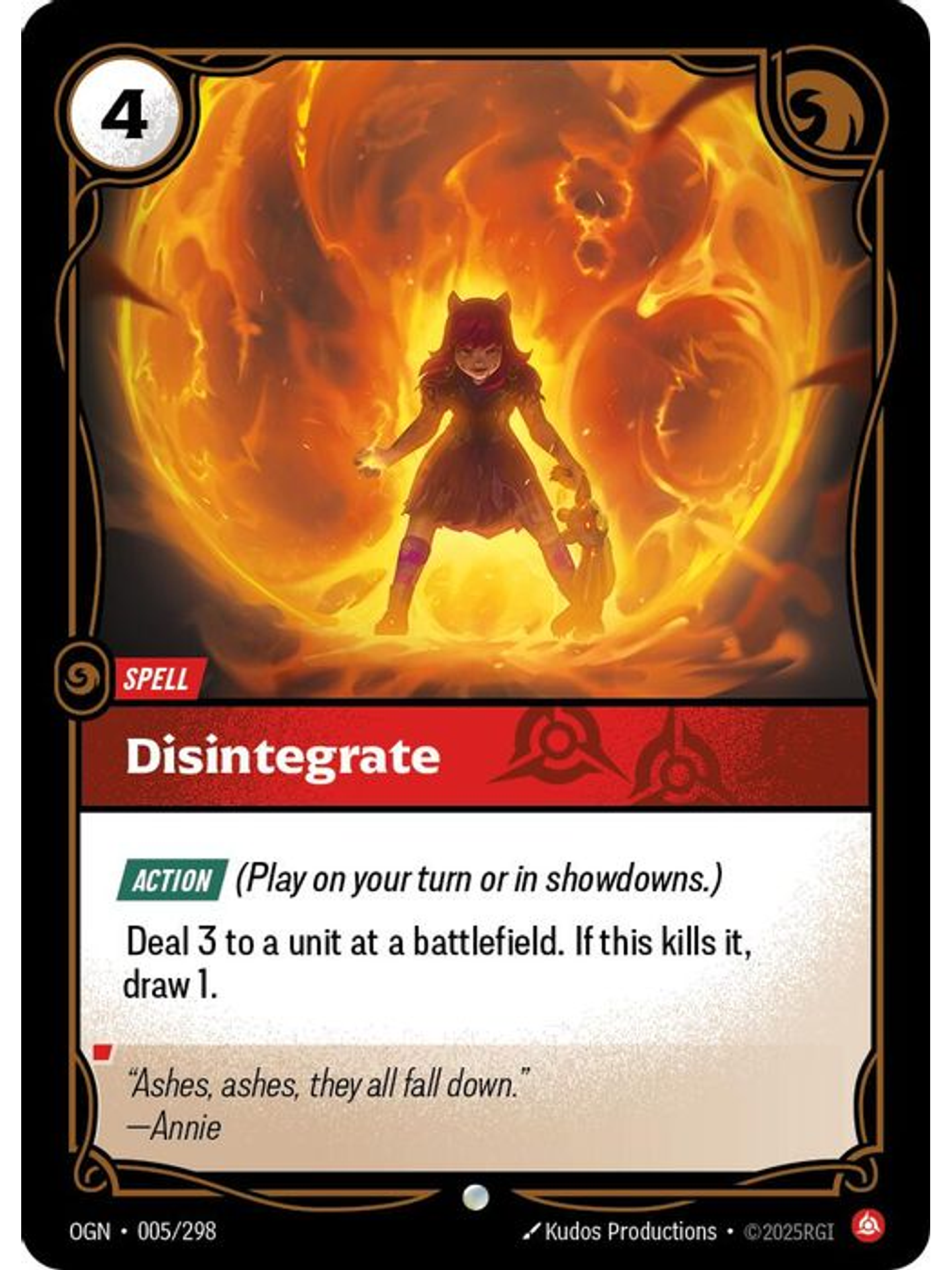 005/298 C Disintegrate (FOIL) 1