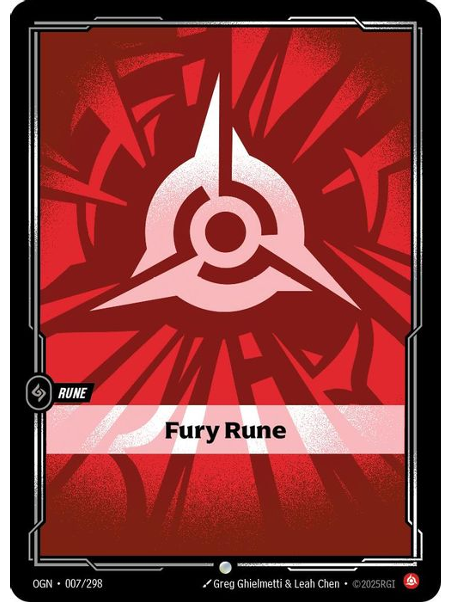 007/298 C Fury Rune (FOIL) 1
