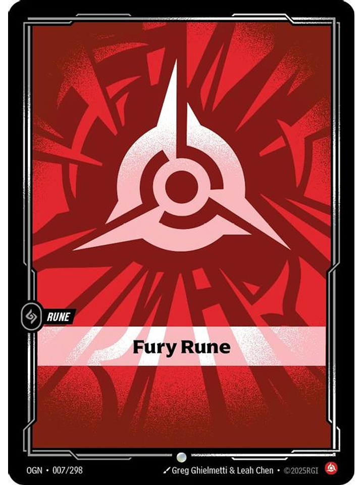 007/298 C Fury Rune (FOIL) 1
