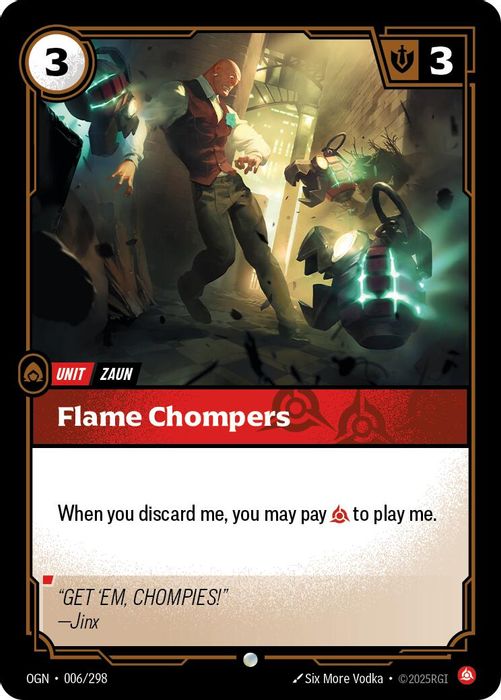 006/298 C Flame Chompers (FOIL)