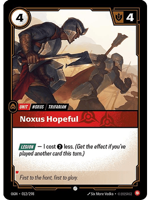 012/298 C Noxus Hopeful (FOIL)