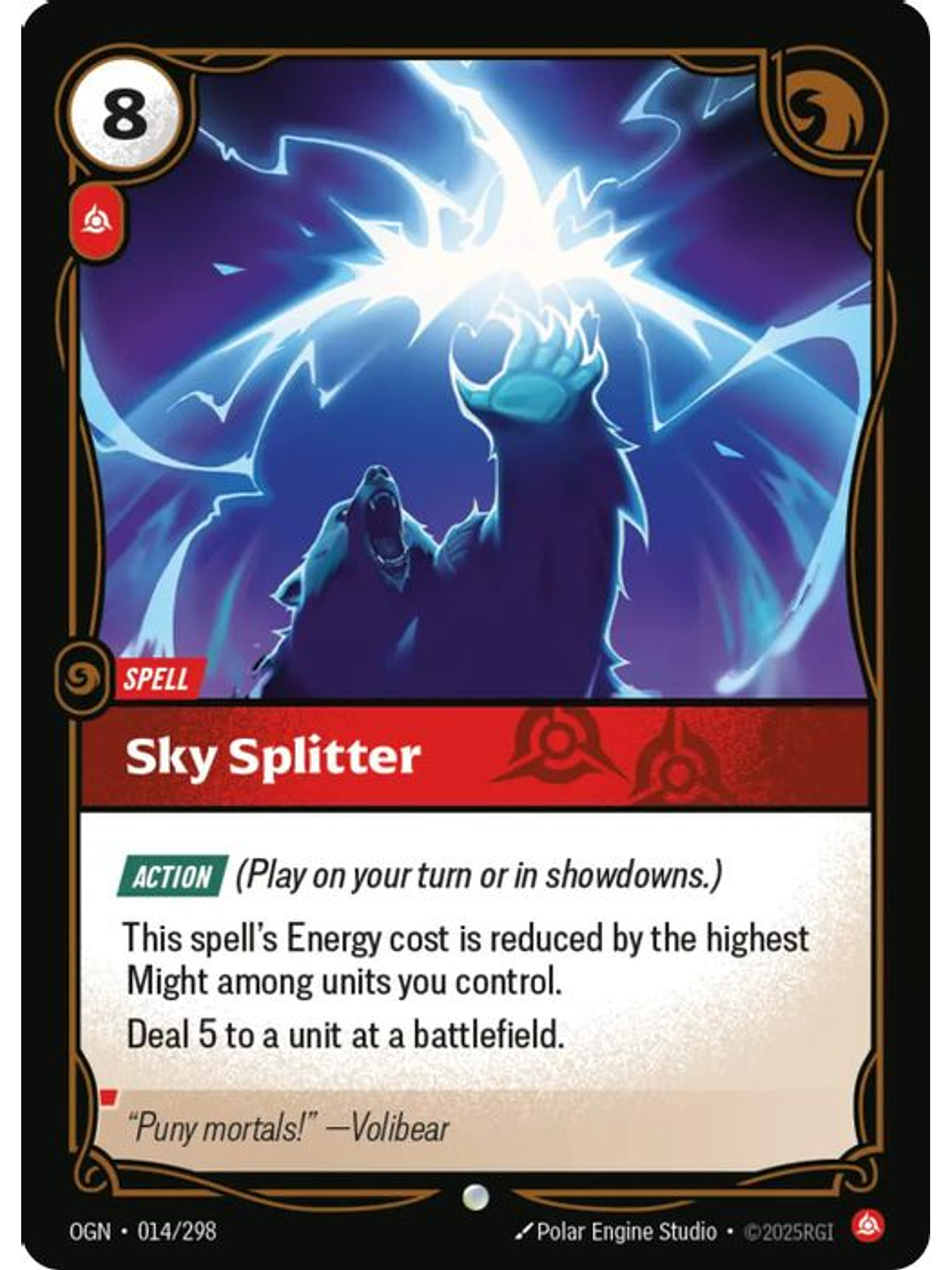 014/298 C Sky Splitter (FOIL) 1