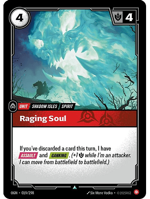 019/298 U Raging Soul (FOIL)