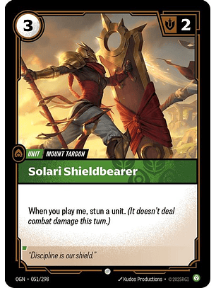 051/298 C Solari Shieldbearer (FOIL)