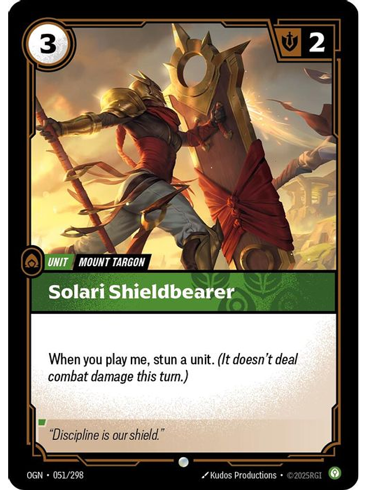 051/298 C Solari Shieldbearer (FOIL) 1