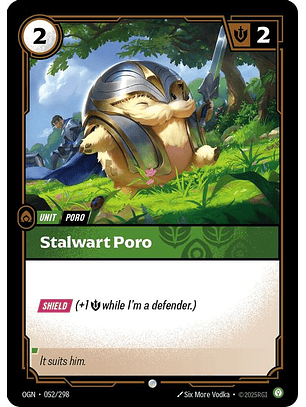 052/298 C Stalwart Poro (FOIL)