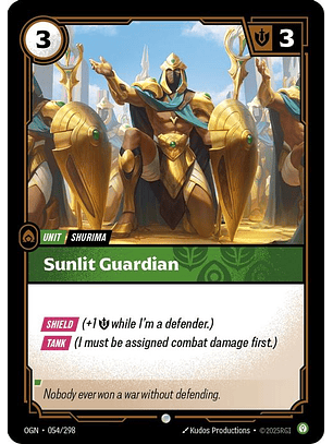 054/298 C Sunlit Guardian (FOIL)