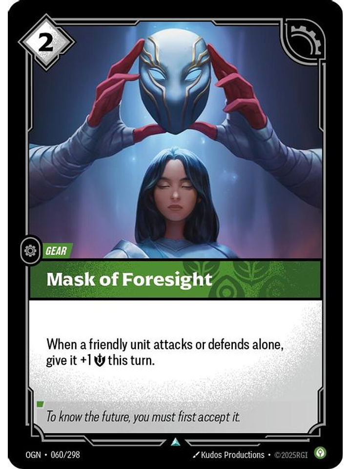 060/298 U Mask of Foresight (FOIL) 1