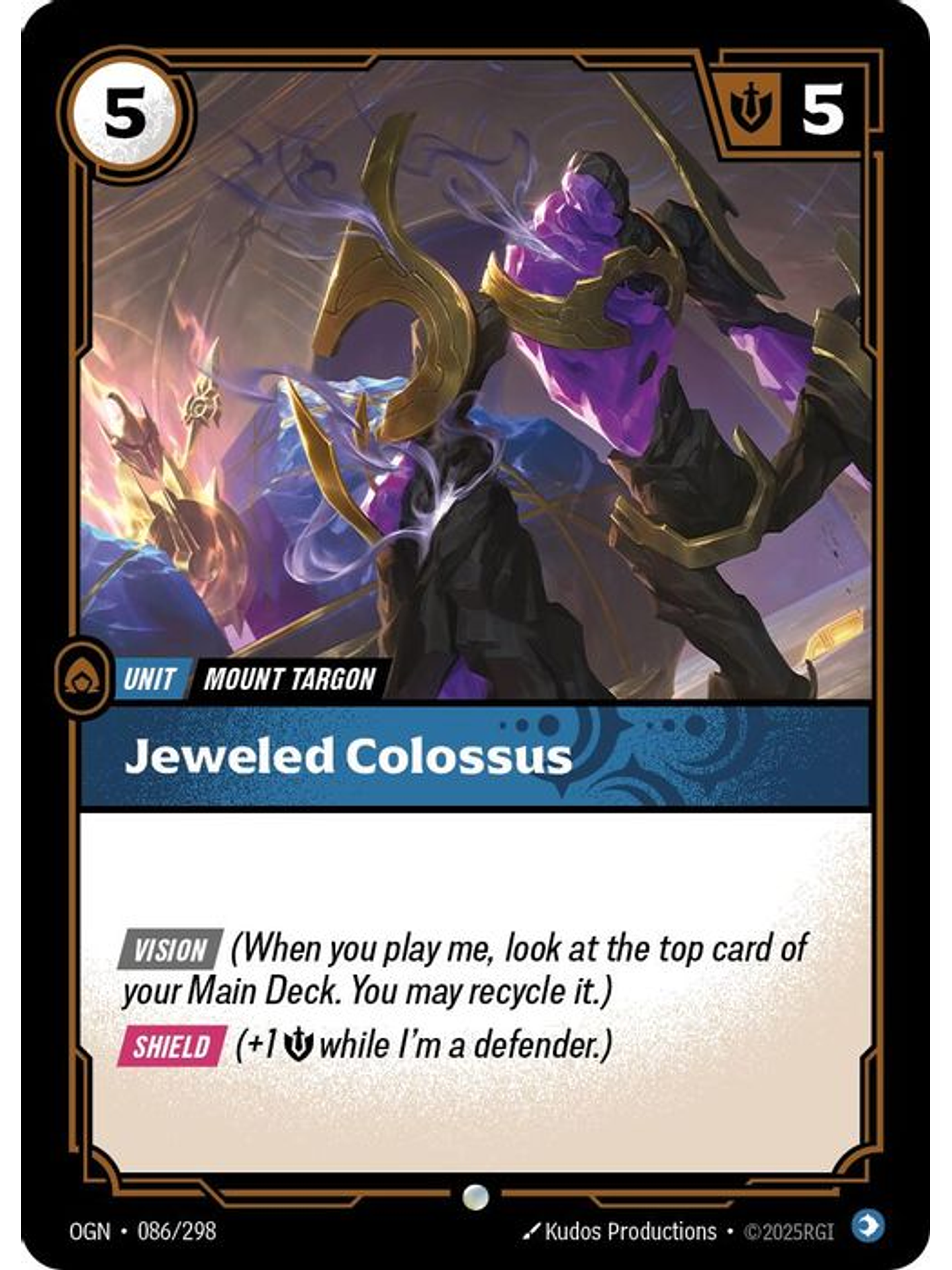 086/298 C Jeweled Colossus (FOIL) 1