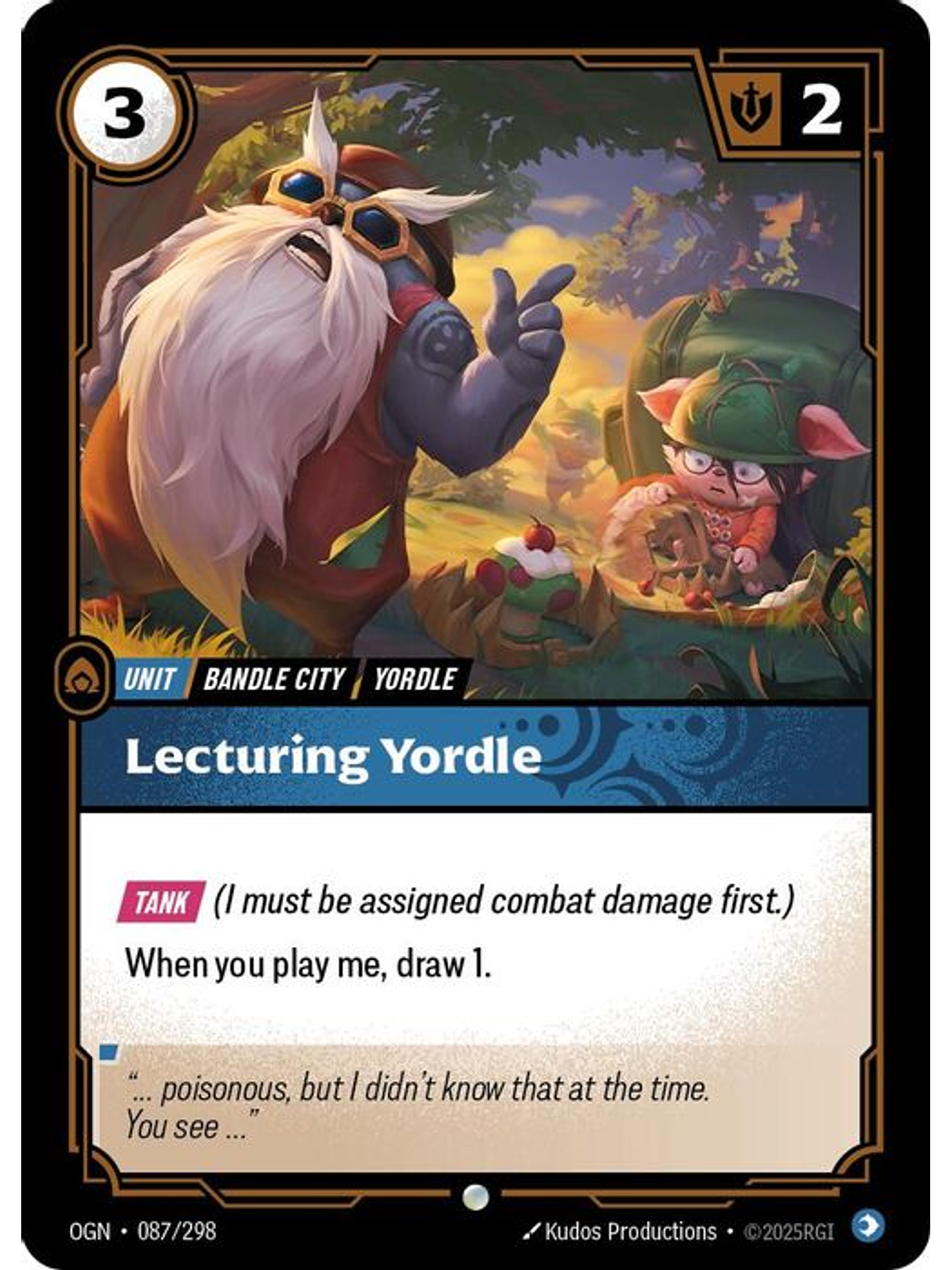 087/298 C Lecturing Yordle (FOIL) 1