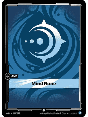 089/298 C Mind Rune (FOIL)
