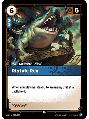 092/298 C Riptide Rex (FOIL)