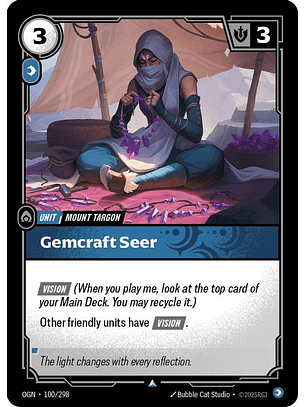 100/298 U Gemcraft Seer (FOIL)