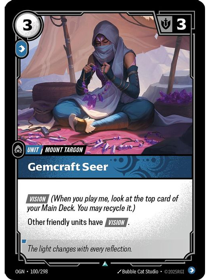 100/298 U Gemcraft Seer (FOIL) 1