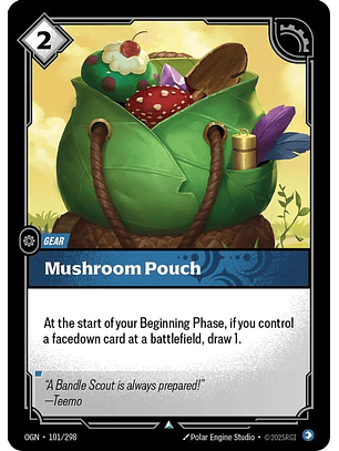 101/298 U Mushroom Pouch (FOIL)