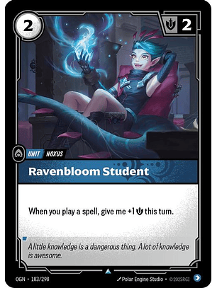 103/298 U Ravenbloom Student (FOIL)
