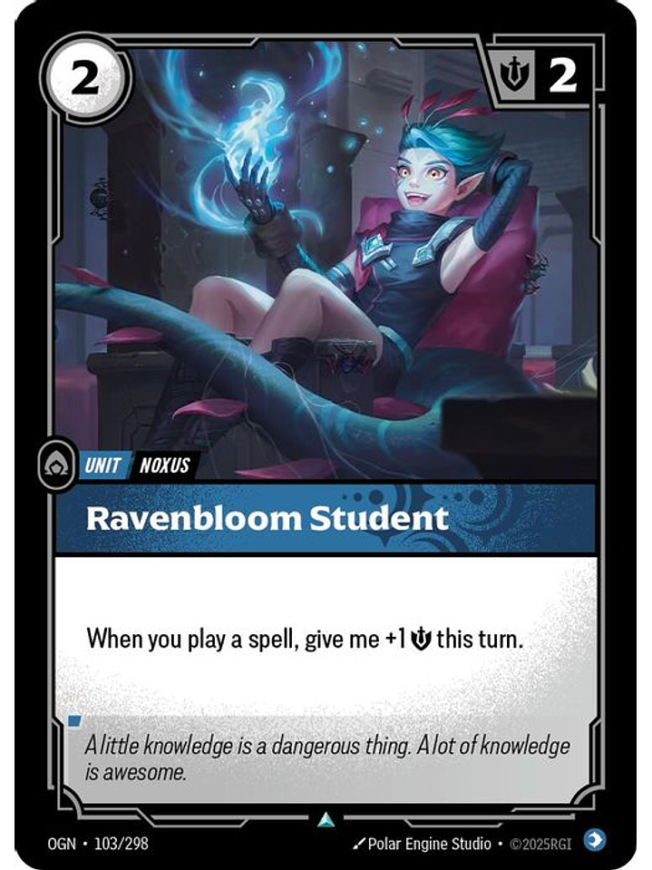 103/298 U Ravenbloom Student (FOIL) 1