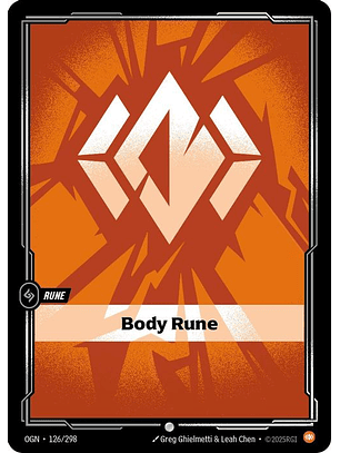 126/298 C Body Rune (FOIL)