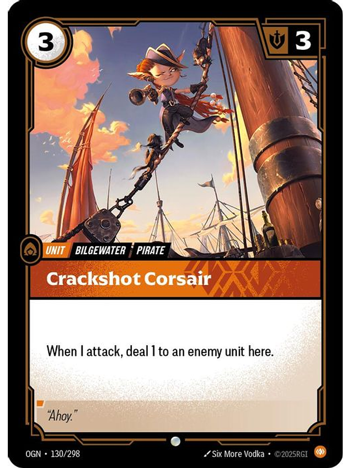 130/298 C rackshot Corsair (FOIL) 1