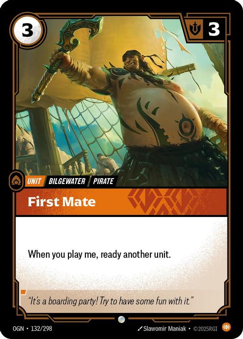 132/298 C First Mate (FOIL)
