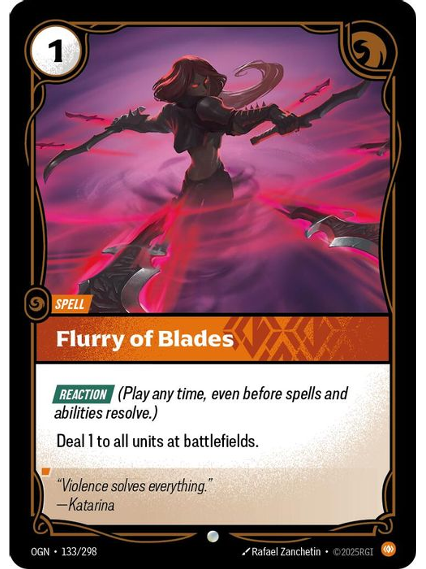 133/298 C Flurry of Blades (FOIL) 1