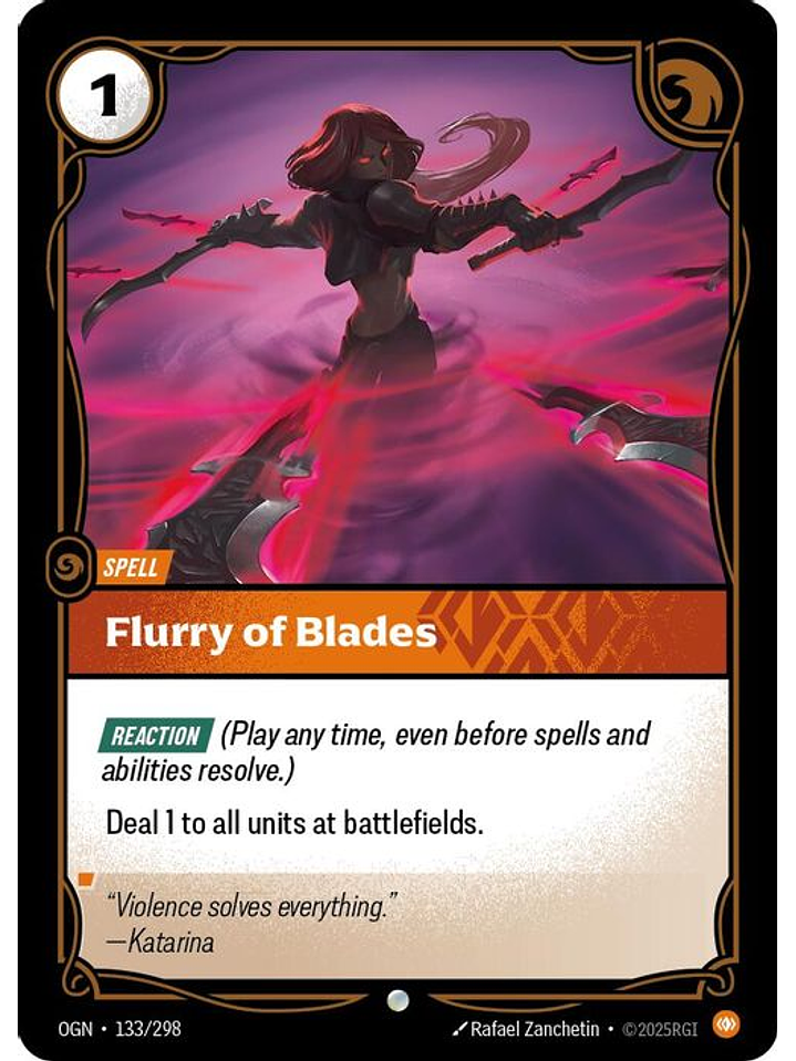 133/298 C Flurry of Blades (FOIL) 1