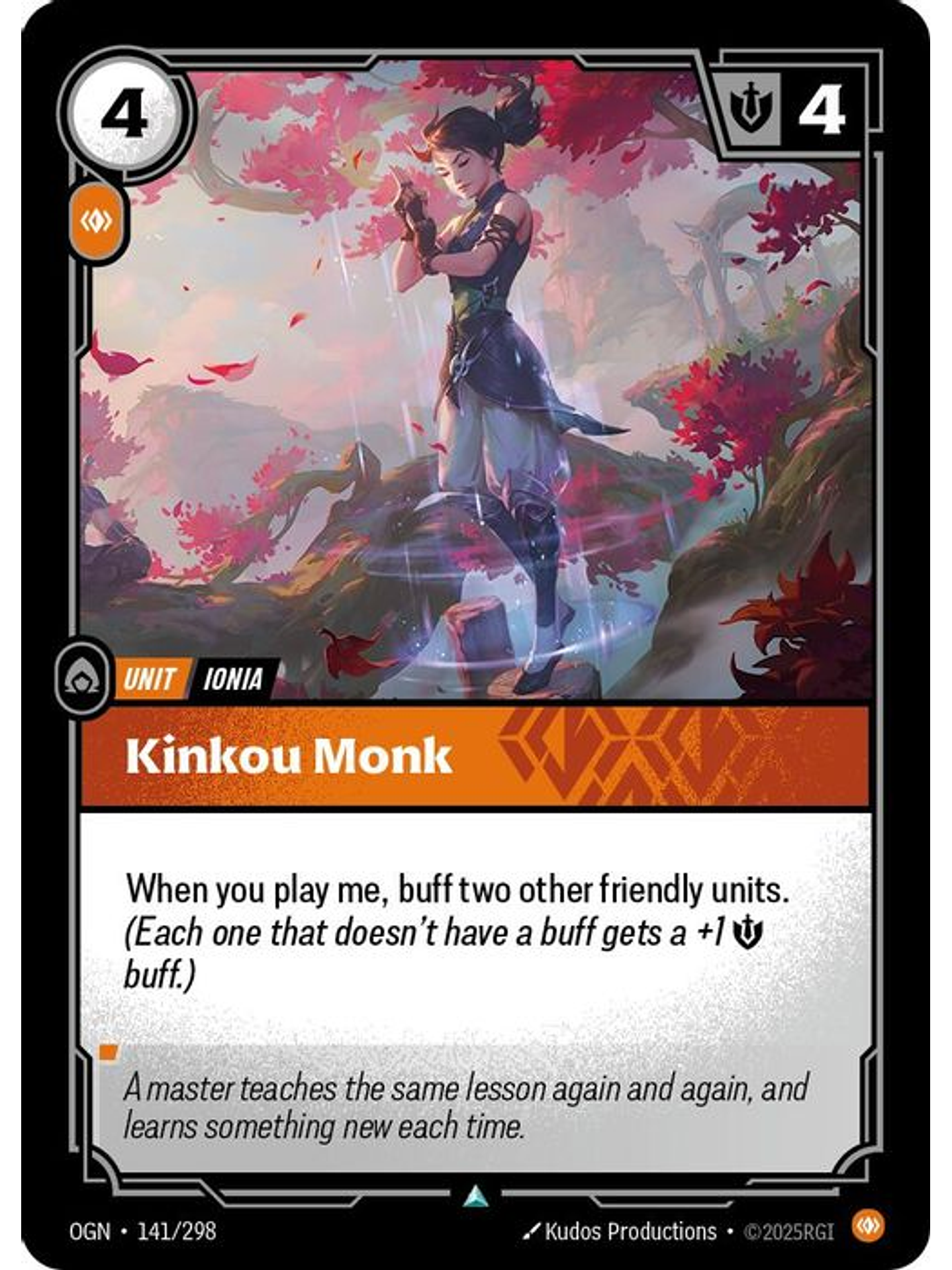 141/298 U Kinkou Monk (FOIL) 1