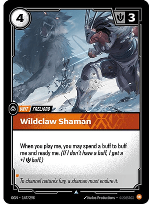 147/298 U Wildclaw Shaman (FOIL)
