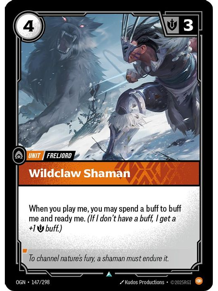 147/298 U Wildclaw Shaman (FOIL) 1