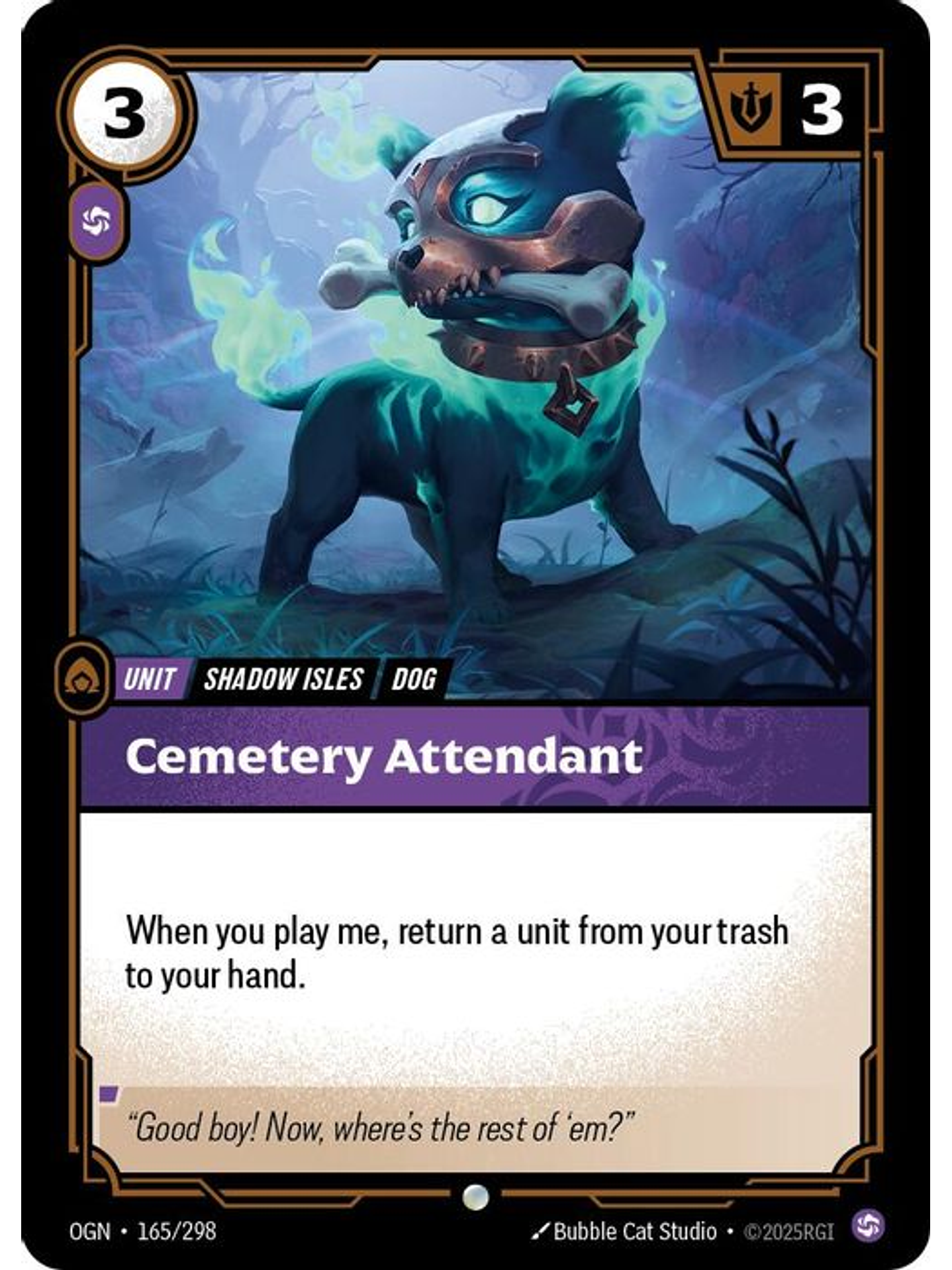 165/298 C emetery Attendant (FOIL) 1