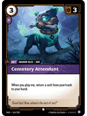 165/298 C Cemetery Attendant (FOIL)