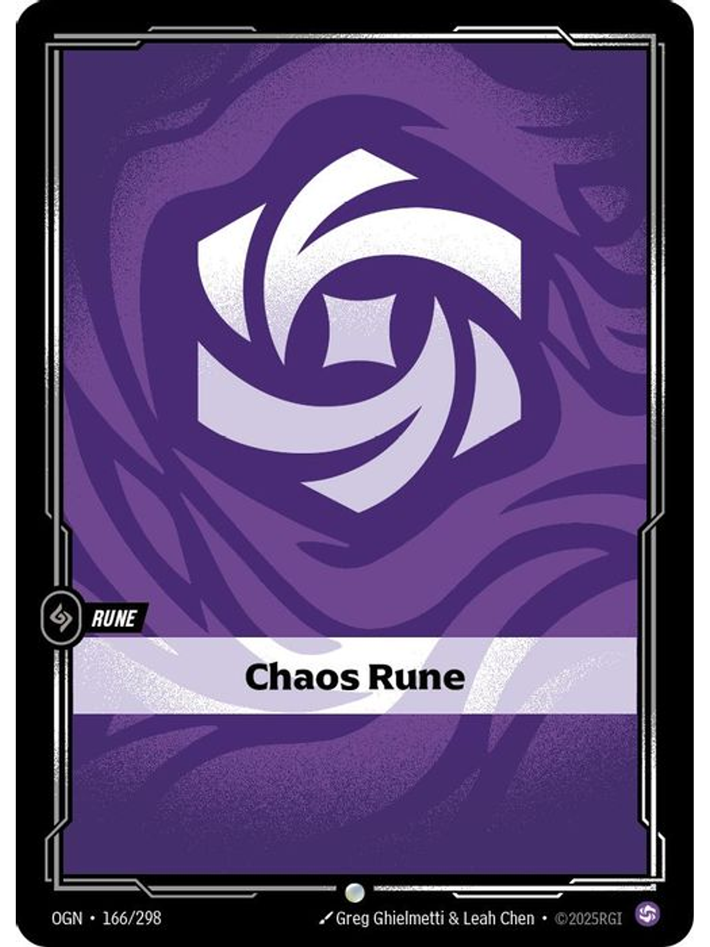 166/298 C haos Rune (FOIL) 1