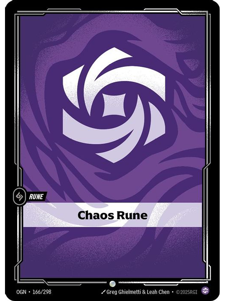 166/298 C haos Rune (FOIL) 1