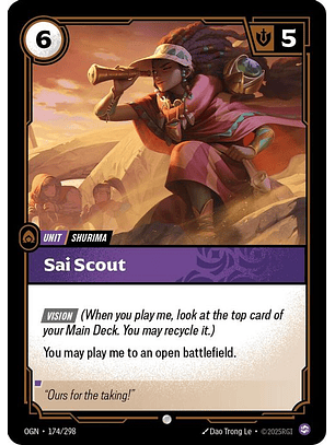 174/298 C Sai Scout (FOIL)