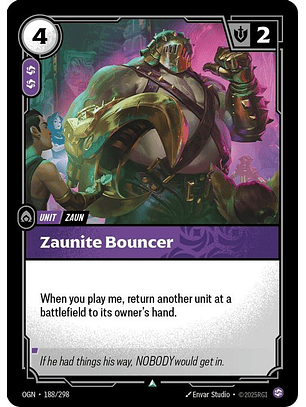 188/298 U Zaunite Bouncer (FOIL)