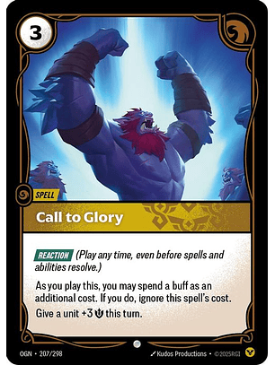 207/298 C all to Glory (FOIL)